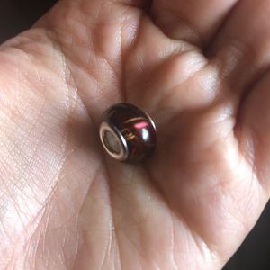 Brown Charm with Pink & Gold